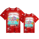 Mommy and Me Matching Clothing Top Happy Easter Gnomies Car Tie Dyed Family T-shirts