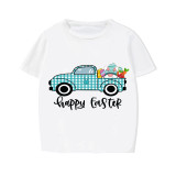 Easter Family Matching Pajamas Exclusive Design Happy Easter Gnomies Car White Pajamas Set