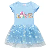 Girls Yarn Skirt Happy Easter Gnomies Love Long And Short Sleeve Dress