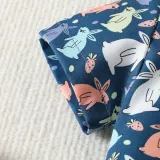 Baby Boys Happy Easter Two Pieces Rabbit Short Sleeve Shirts and Shorts Set