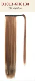 Hair Extensions Synthetic Horsetail 24Inch Straight Long Wig