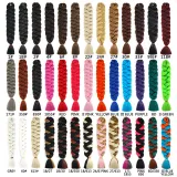 Hair Extensions Jumbo Braid Hair 16Inch-24Inch Multicolor Dirty Braid Wig