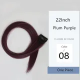 Hair Extensions Synthetic Hanging Ears Dyed 22Inch Color Straight Long Wig