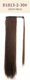 Hair Extensions Synthetic Horsetail 24Inch Straight Long Wig