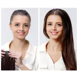 Hair Extensions Synthetic Hair Piece 24Inch Straight Long Wig