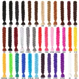 Hair Extensions Jumbo Braid Hair 16Inch-24Inch Multicolor Dirty Braid Wig