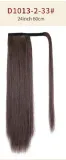 Hair Extensions Synthetic Horsetail 24Inch Straight Long Wig