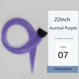 Hair Extensions Synthetic Hanging Ears Dyed 22Inch Color Straight Long Wig