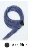Hair Extensions Synthetic Hanging Ears Dyed 22Inch Color Straight Long Wig