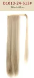 Hair Extensions Synthetic Horsetail 24Inch Straight Long Wig