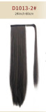 Hair Extensions Synthetic Horsetail 24Inch Straight Long Wig