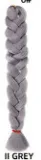 Hair Extensions Jumbo Braid Hair 16Inch-24Inch Multicolor Dirty Braid Wig
