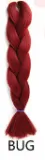Hair Extensions Jumbo Braid Hair 16Inch-24Inch Multicolor Dirty Braid Wig