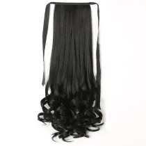 Hair Bind Extensions Synthetic Hair 15Inch-23Inch Wavy Curly Long Wig