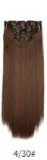 Hair Extensions Synthetic Hair Piece 24Inch Straight Long Wig