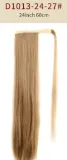 Hair Extensions Synthetic Horsetail 24Inch Straight Long Wig