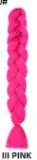 Hair Extensions Jumbo Braid Hair 16Inch-24Inch Multicolor Dirty Braid Wig