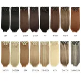 Hair Extensions Synthetic Hair Piece 24Inch Straight Long Wig