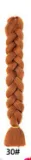 Hair Extensions Jumbo Braid Hair 16Inch-24Inch Multicolor Dirty Braid Wig