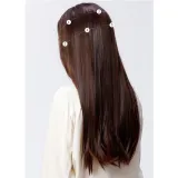 Hair Extensions Synthetic Hair Piece 24Inch Straight Long Wig