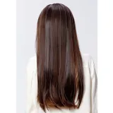 Hair Extensions Synthetic Hair Piece 24Inch Straight Long Wig
