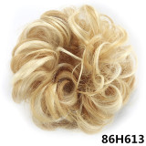 Hair Extensions Flower Bud Head Wig Head Flower Hair Ring