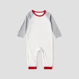 Christmas Matching Family Pajamas Gray White Tops Red Black Plaid Pants Personalized Custom Design Christmas Pajamas Set With Dog Cloth