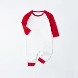 Christmas Matching Family Pajamas Red White Tops Black White Plaid Pants Personalized Custom Design Christmas Pajamas Set With Dog Cloth