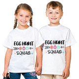 Easter Days Kids Top Happy Easter Eggs Hunt Squad T-shirts