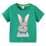 Easter Day Kids Top T-shirts Happy Easter Bunny T-shirts For Boys And Girls