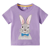 Easter Day Kids Top T-shirts Happy Easter Bunny T-shirts For Boys And Girls