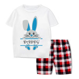Matching Easter Family Pajamas Happy Easter Bunny White Pajamas Set