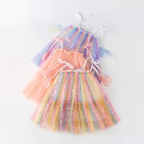 Toddler Girls Sling Sequin Mesh Tutu Dress