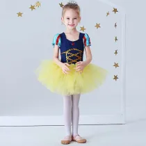 Toddler Girls Puffy Sleeves Cosplay Tutu Princess Dress