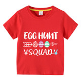 Easter Days Kids Top Happy Easter Eggs Hunt Squad T-shirts