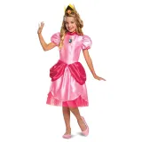 Toddler Girls Puffy Sleeve Pink Costumes Princess Dress