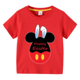 Easter Day Kids Top Happy Easter Egg Mouse T-shirts