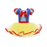 Toddler Girls Puffy Sleeves Cosplay Tutu Princess Dress