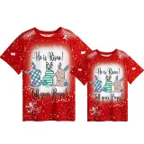 Mommy and Me Matching Clothing Top Happy Easter He Is Risen Tell Your Peeps Tie Dyed Family T-shirts