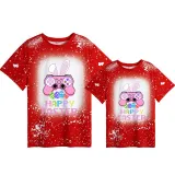 Mommy and Me Matching Clothing Top Happy Easter Game Tie Dyed Family T-shirts