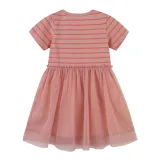 Toddler Girls Short Sleeve Bunny Rabbit Dandelion Mesh Tutu Dress