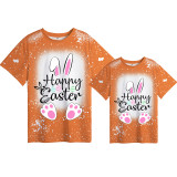 Mommy and Me Matching Clothing Top Happy Easter Love Rabbit Tie Dyed Family T-shirts