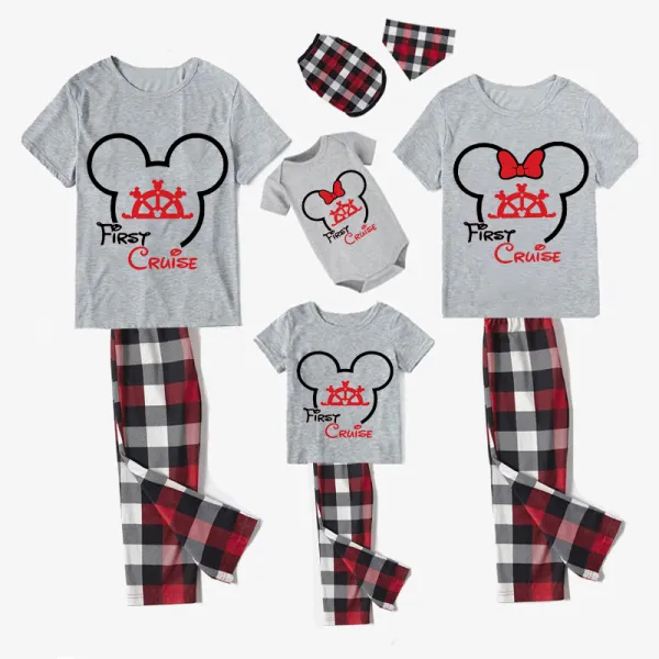 Family Matching Pajamas Family First Cruise Pajamas Set