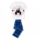 Family Matching Pajamas Exclusive Design Vacation It's The Most Wonderful Time Gray Pajamas Set
