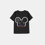 Family Matching Pajamas Exclusive Design Cartoon Mice 2023 Head Black Pajamas Set