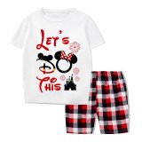 Family Matching Pajamas Exclusive Design Let's Do This Pajamas Set