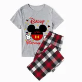 Family Matching Pajamas Girls Birthday Celebration Custom Name Mice Family Pajamas Set