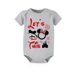 Family Matching Pajamas Exclusive Design Let's Do This Gray Pajamas Set