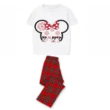 Family Matching Pajamas Exclusive Design Cartoon Mice 2023 Head Gray Pajamas Set