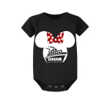 Family Matching Pajamas Exclusive Design Cartoon Mice Dream Cruise Black Pajamas Set